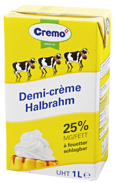 Panna 25% UHT 1L 12pz conf AL