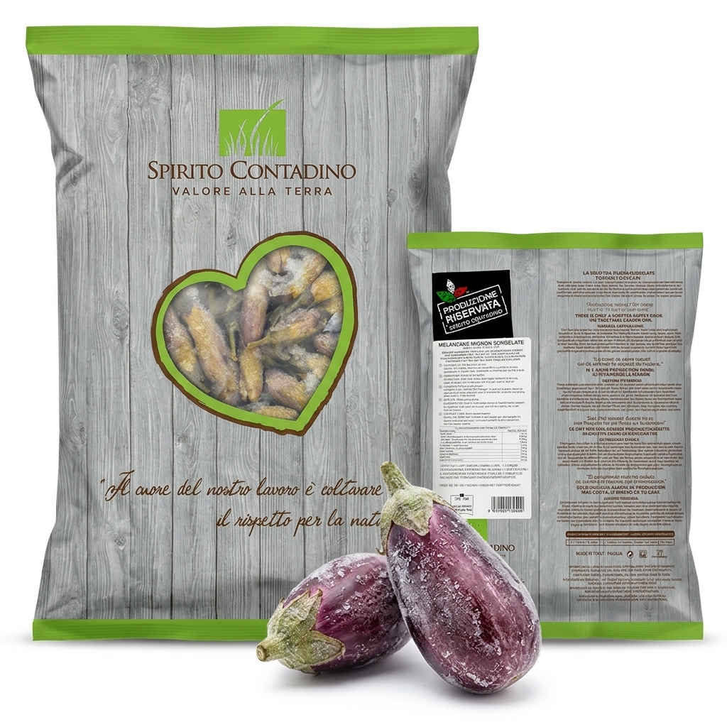 Tiefgefrorene Baby-auberginen 10-15g 2kg Pkg 4kg Krt SPIRC