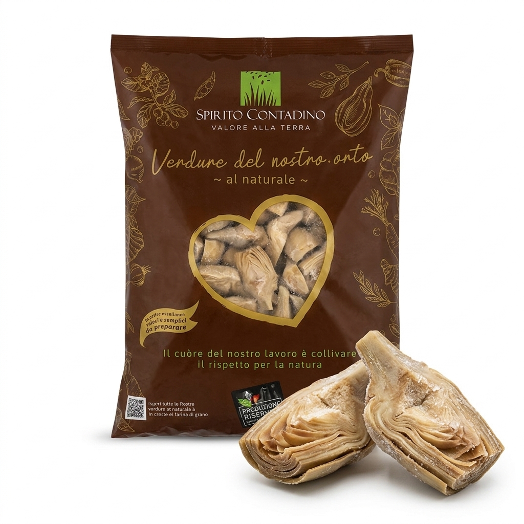 Tiefgekühlte Baby-Artischockenspalten 2 kg SPIRC