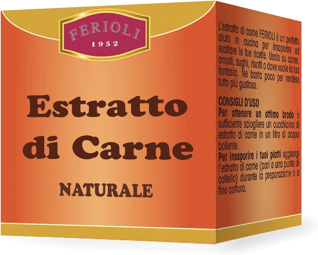 ESTRATTO DI CARNE BOVINA NATURALE 40G 10PZ CRT FERR