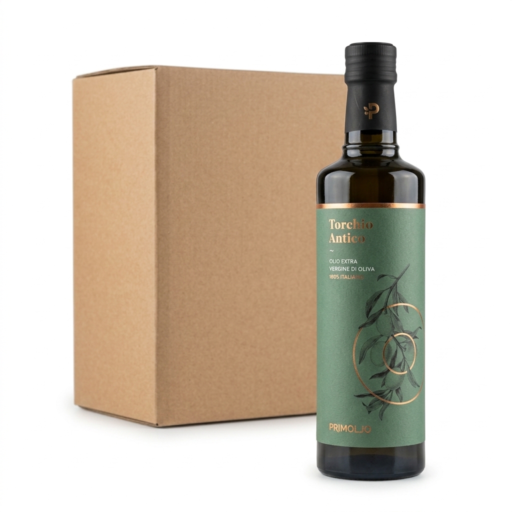 Extra Virgin Olive Oil 100% Italy Torchio Antico 500 ml (Case of 12) - Primiceri