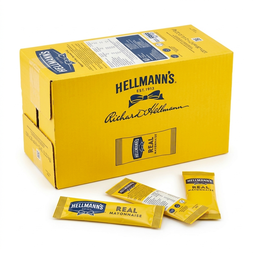 Mayonnaise Hellmann's Real 120x20ml CTN