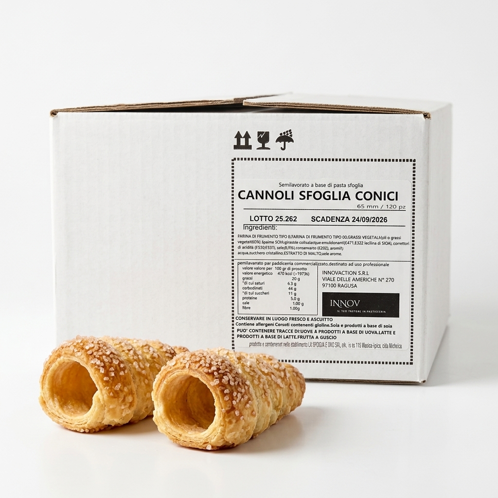 Cannoli Feuilletés Coniques Unicorno Mini 120pcs MIO
