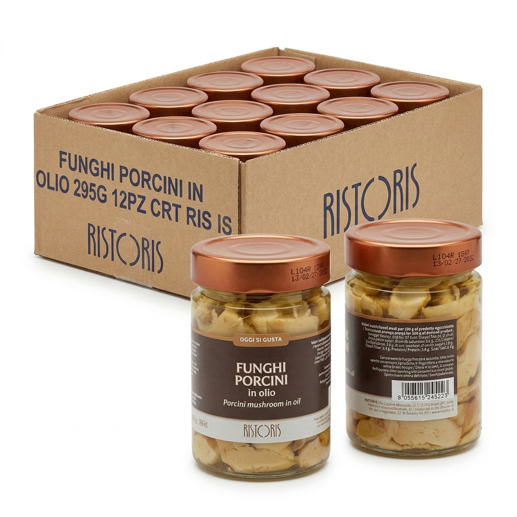 Funghi Porcini in Olio 295 g (Cartone 12 pz) — Ristoris