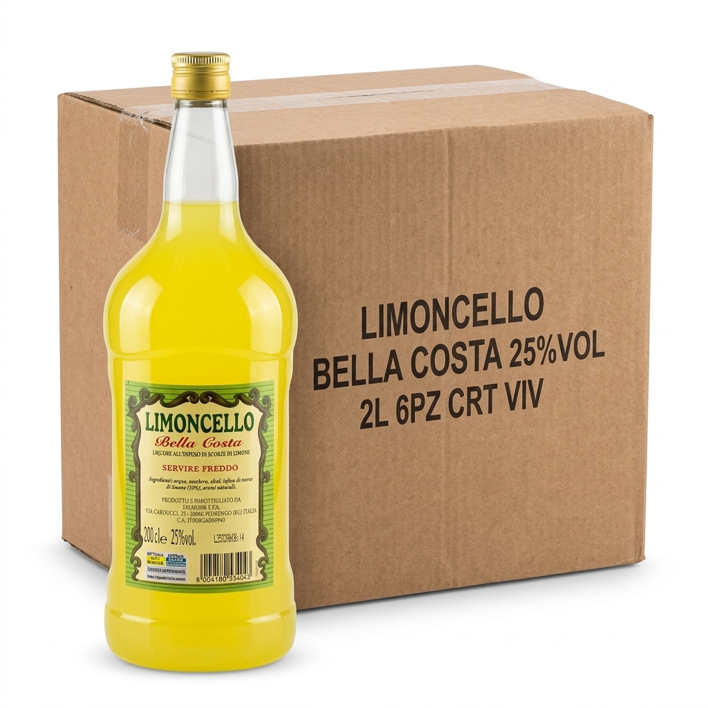 Limoncello Bella Costa 2 L 25% vol (Case of 6)