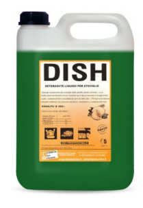 DETERGENTE LIQUIDO PER STOVIGLIE DISH TANICA 5L 4PZ CRT MUS