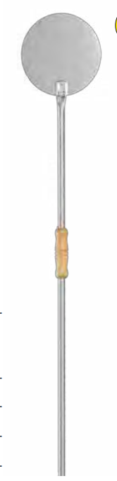PALA INOX PER CUOCERE DIAM 18 ALTEZZA 1.7 M MUS