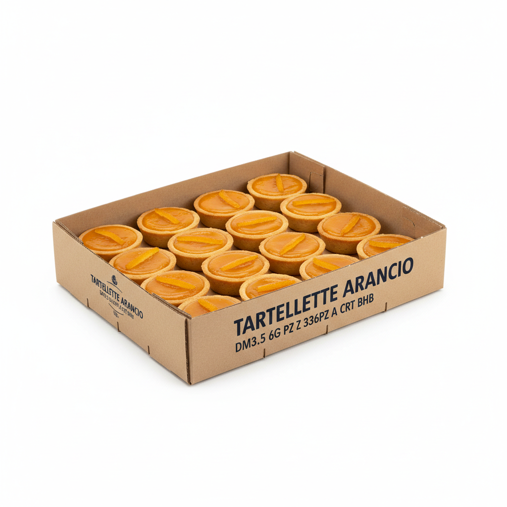 Tartellette Arancio DM3.5 6g pcs 336pz a case BHB