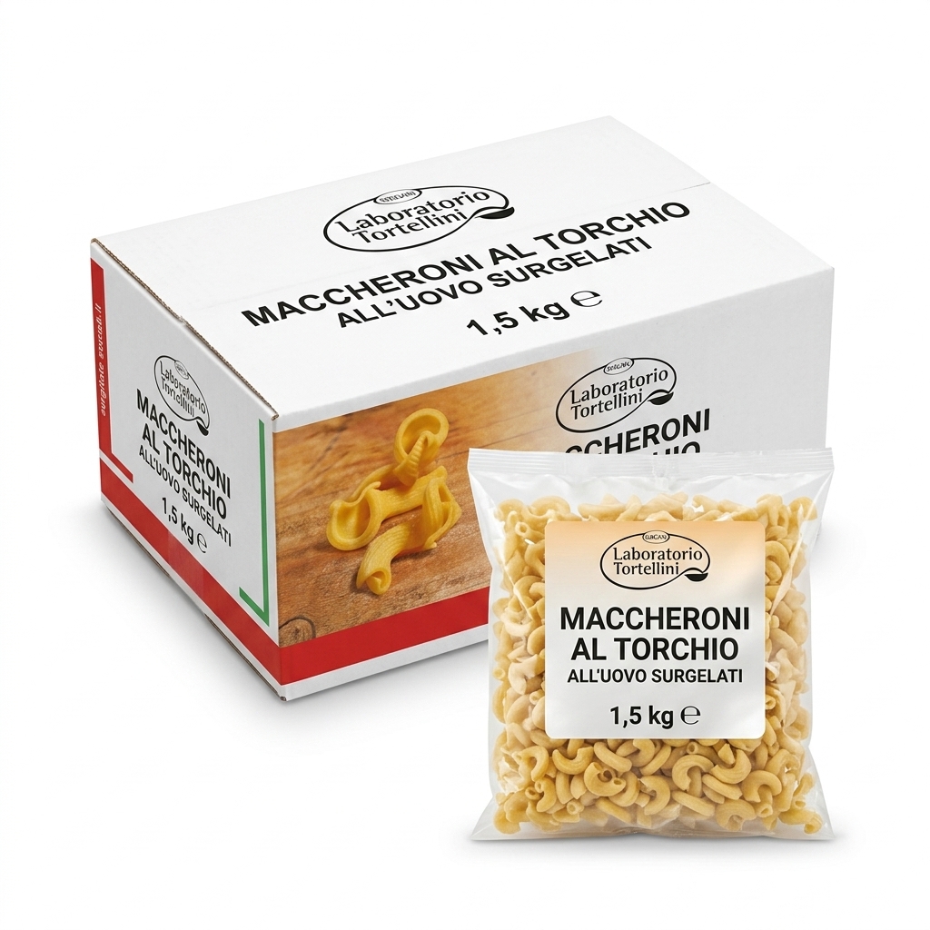 [D12] Maccheroni al Torchio Frozen Egg Pasta 1.5 kg — Laboratorio Tortellini