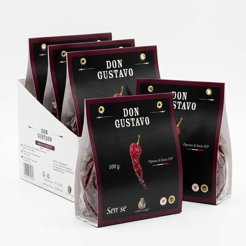 [Peperoni di Senise IGP] Senise-IGP-Crusco-Paprika 100 g — Casata del Lago