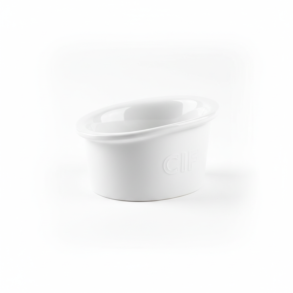 Inserto in Porcellana cm 15 h4 Bianco CIF
