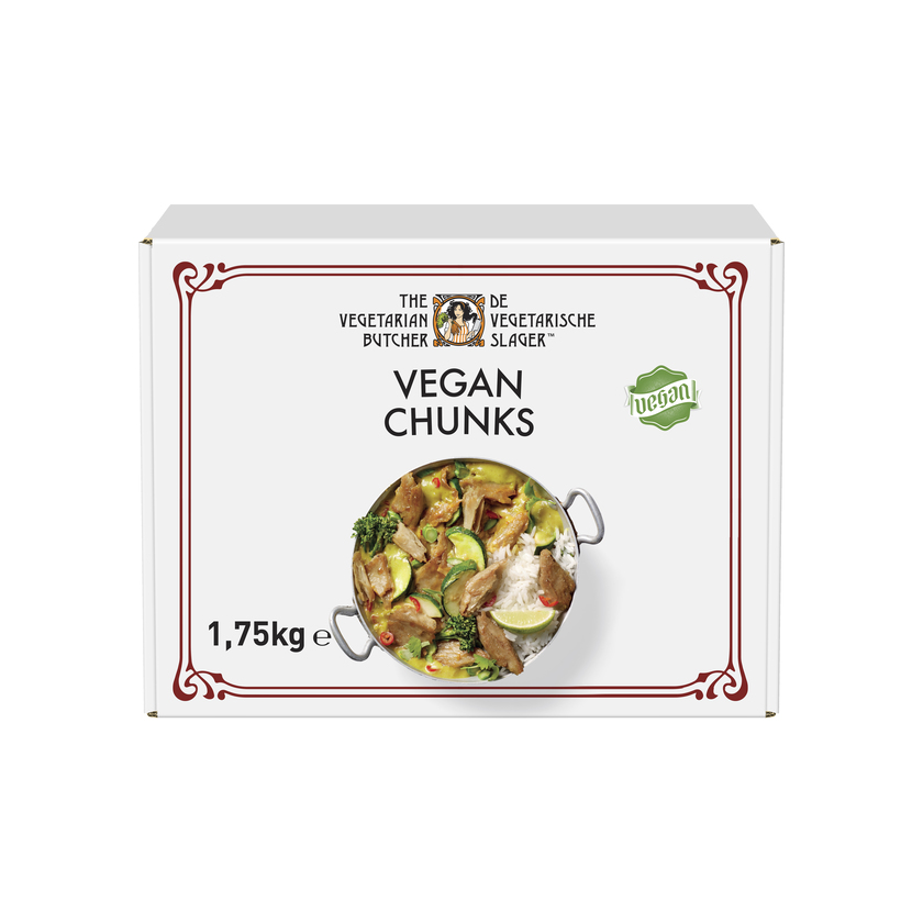 Straccetti di Pollo Vegan Chickeriki Chunks 1.75kg pièces AL