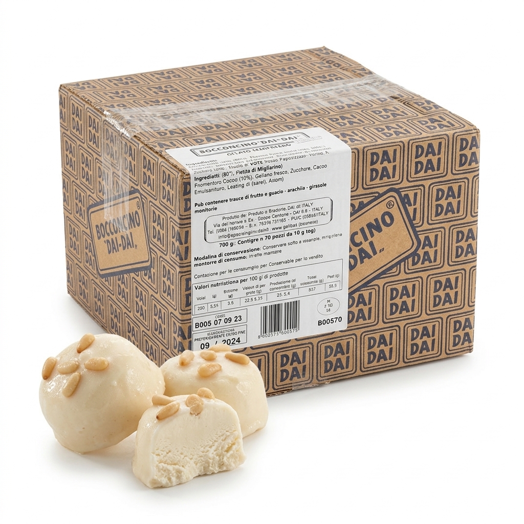 Bocconcino ai Pinoli 10 g (Cartone 70) — Dai Dai