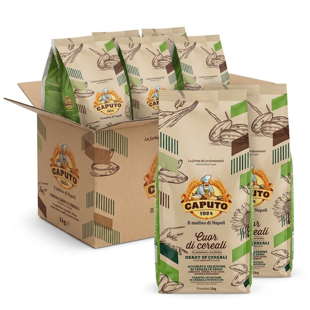 Caputo Cuor di Cereali Nucleo Multicereali 1 kg (Cartone 10 kg)