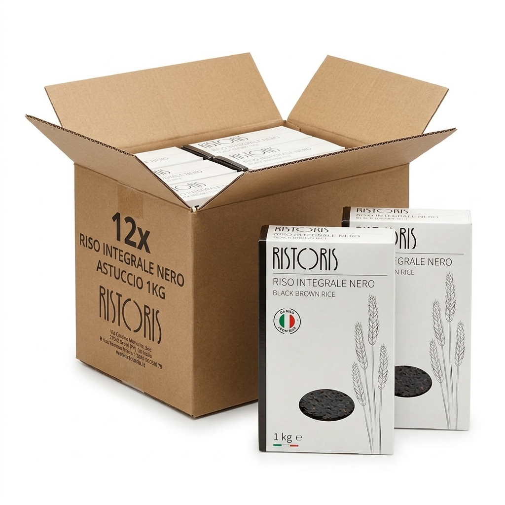 Riso Integrale Nero Astuccio 1 kg — Ristoris