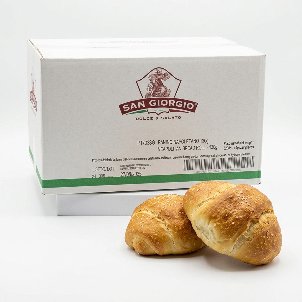 Panino Napoletano 130 g (Cartone 40 pz)