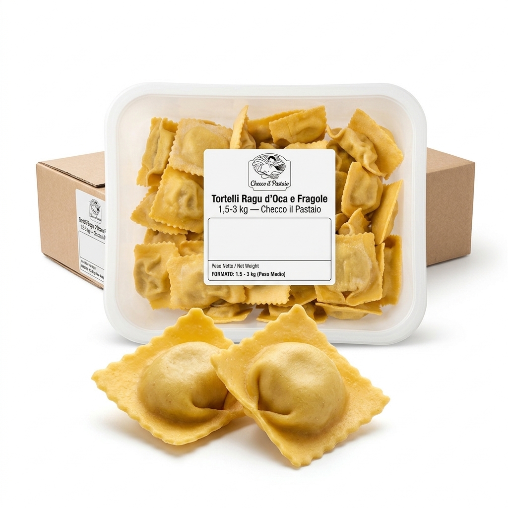 Tortelli Ragu d'Oca e Fragole 1,5-3 kg — Checco il Pastaio