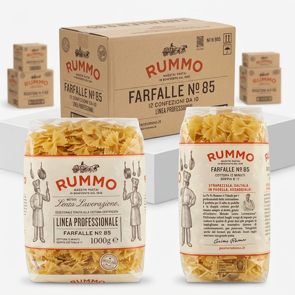 Farfalle N.85 1 kg (Cartone 12) — Rummo