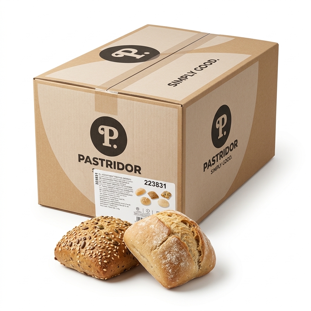Assortiment de Pains Prestige 5 Variétés 30-40 g (Carton 100 pcs) — Bridor