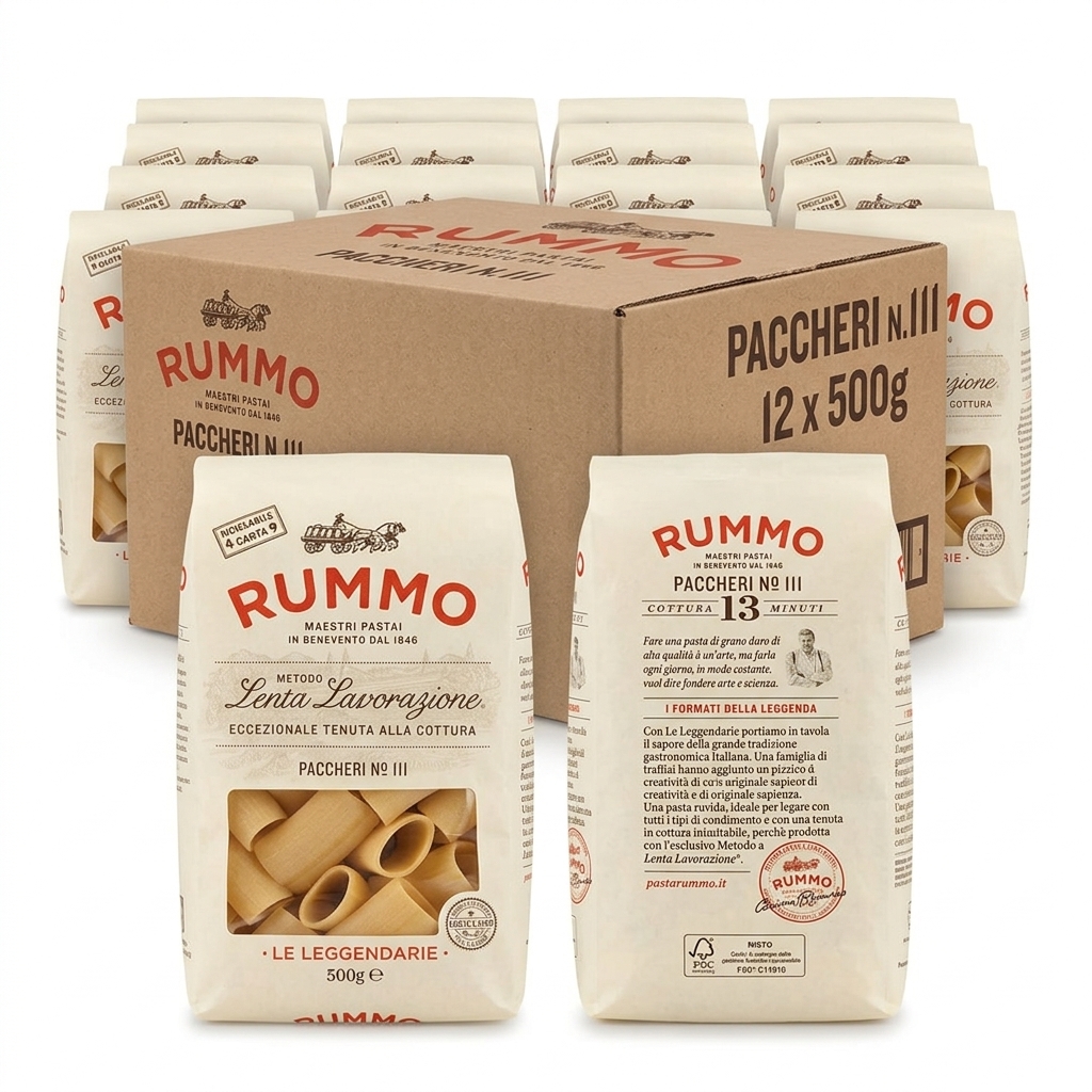 Paccheri Nr. 111 500 g (Karton 12) — Rummo