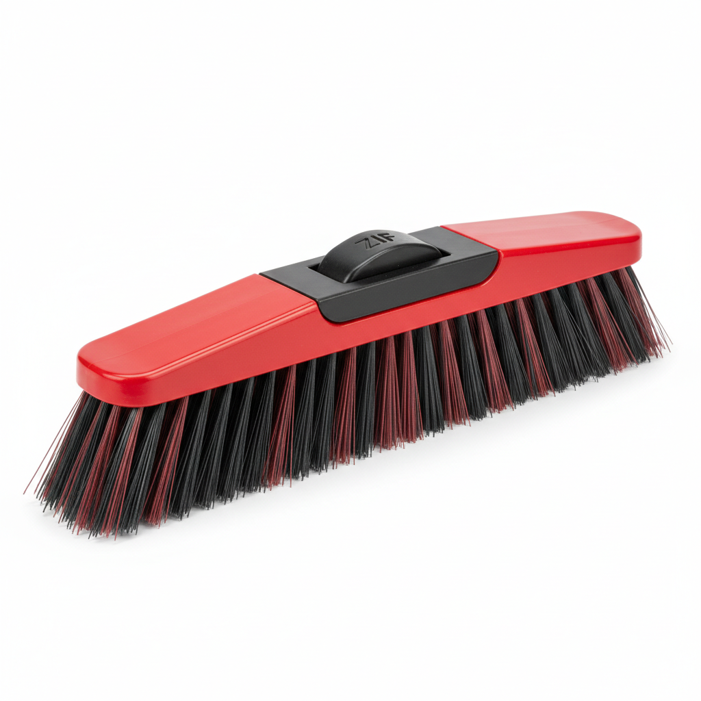 [032120] Balai professionnel Croma rouge/noir avec système ZIF