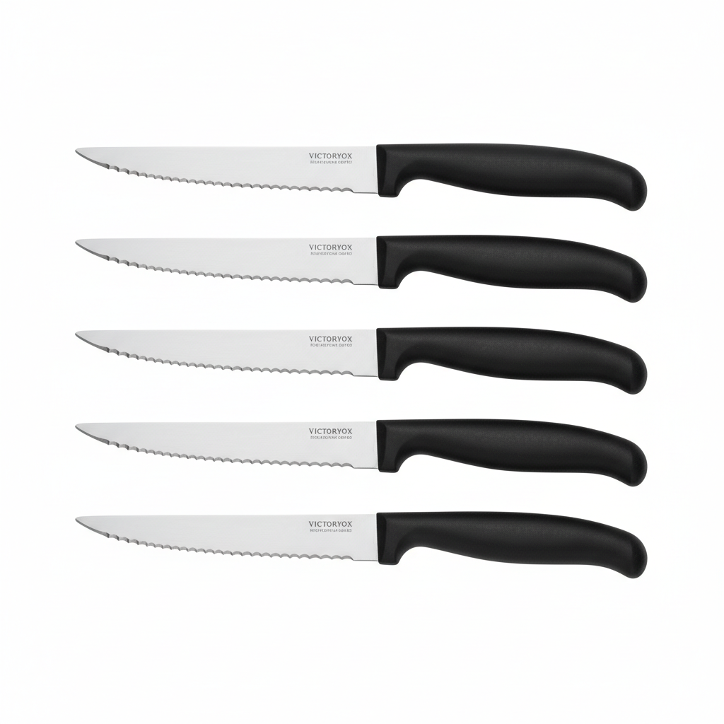 Victorinox Coltelli per Pizza e Bistecca (Confezione 6 pezzi)