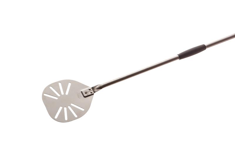 Pelle à pizza Alice en inox renforcé perforé 20 cm × 180 cm GI