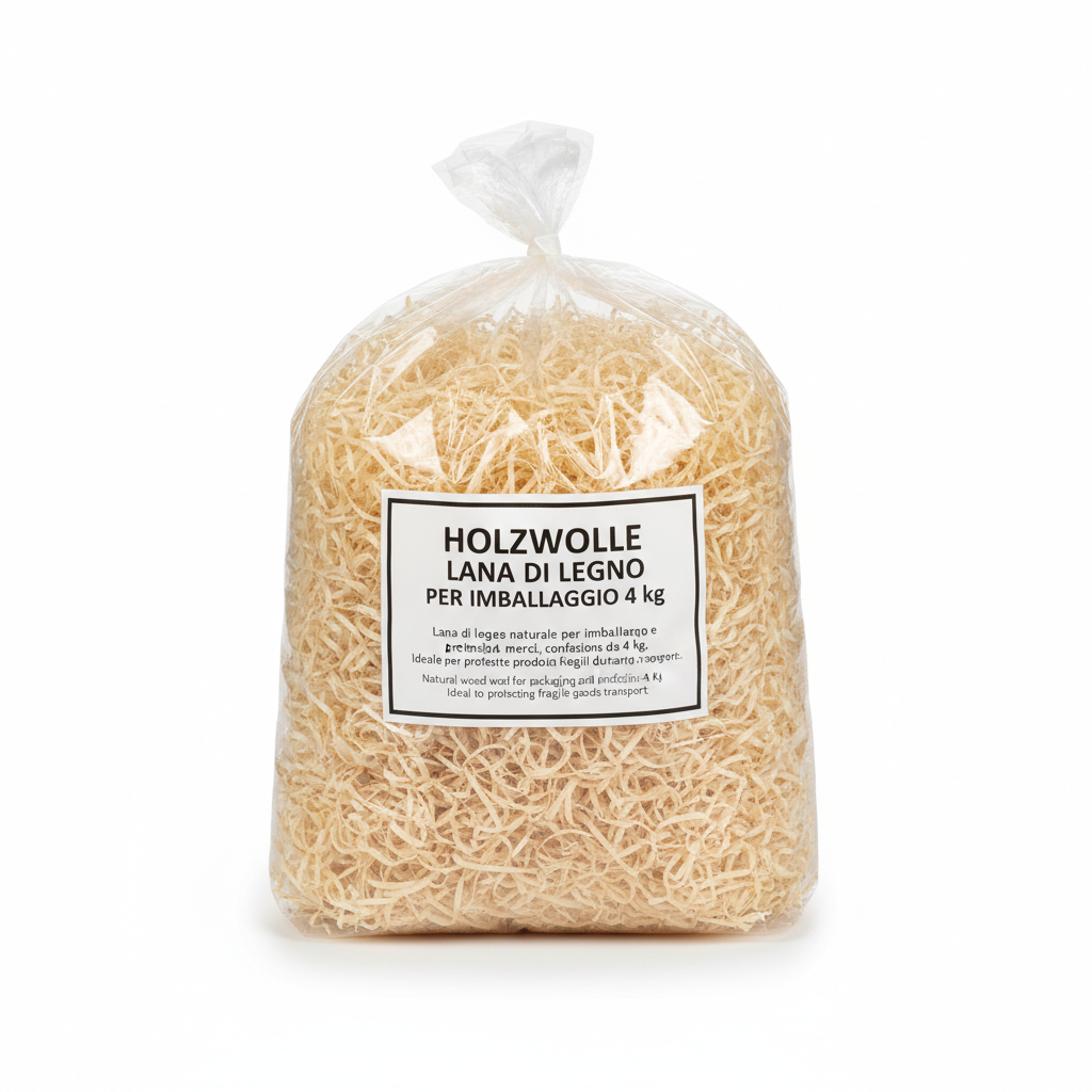 [636631] Holzwolle - Lana di Legno per Imballaggio 4 kg