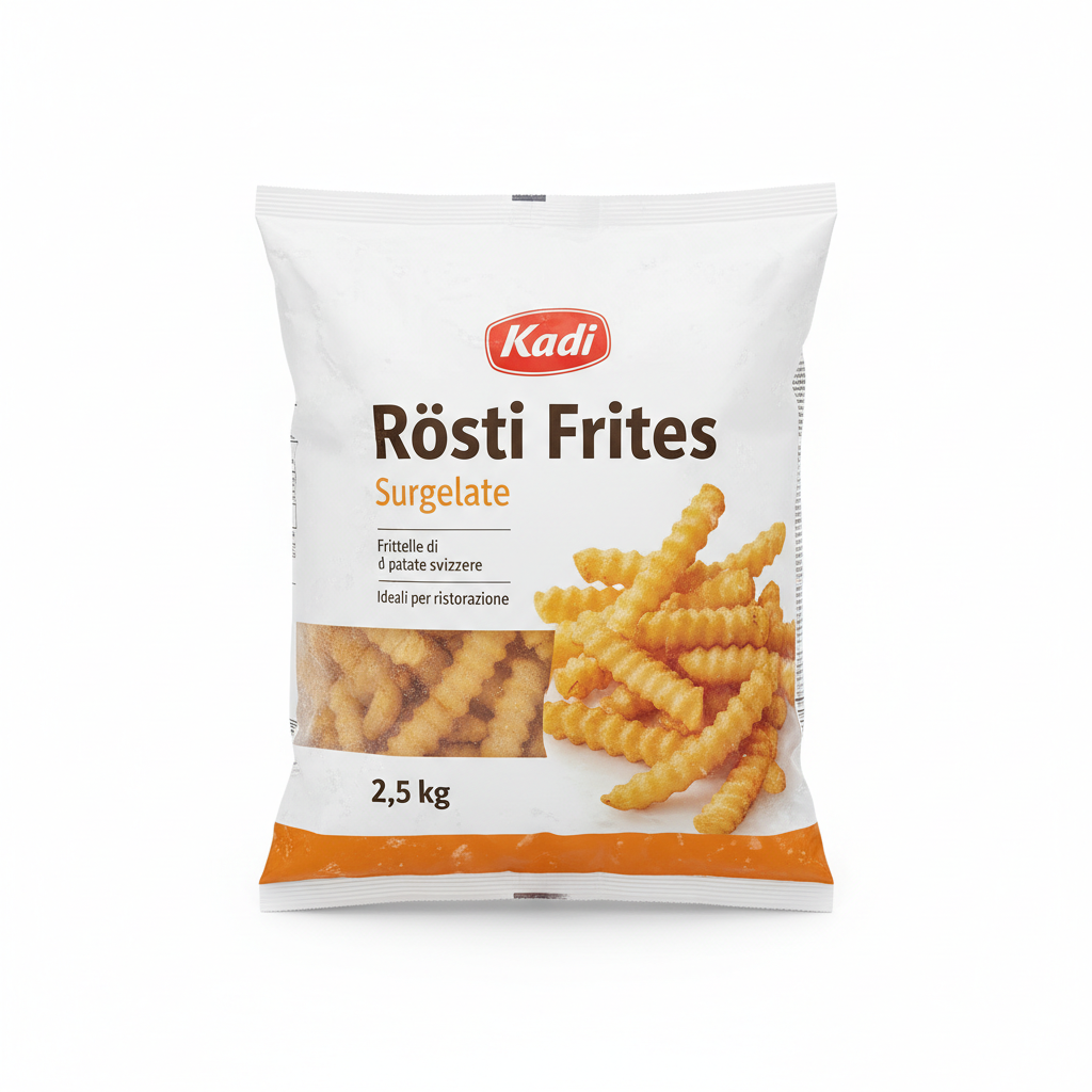 Tiefgekühlte Rösti Frites Kadi 2,5 kg