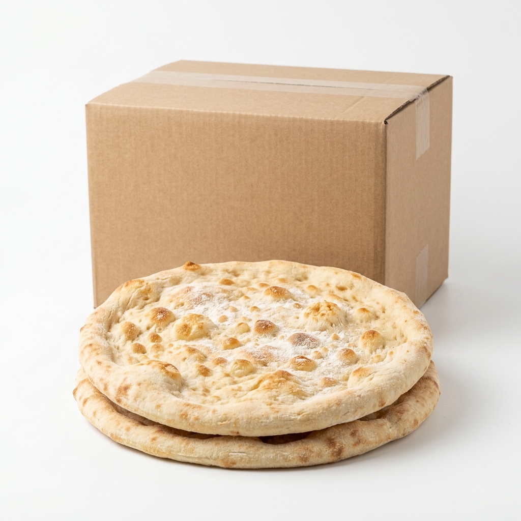 RUNDER VORGEBACKENER PIZZA- UND FOCACCIABODEN WEISS 250G 24ST 6KG KRT TIEFGEKUEHLT POL