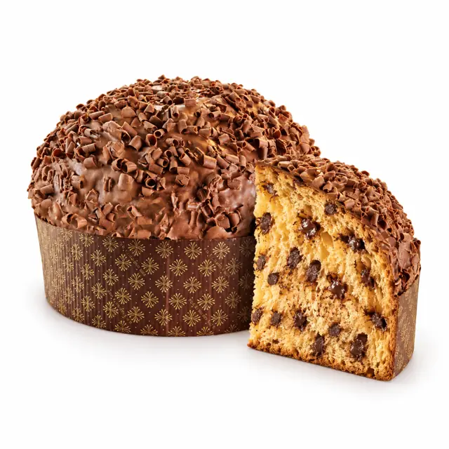 Panettone Chocolate with Jar of Filling Cream 1 kg — Annunziata