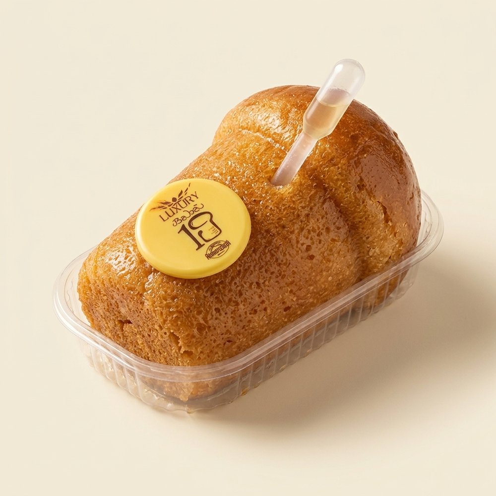 Babà 19 Limoncello con pipetta al limone