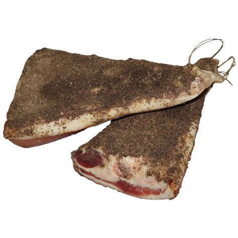 GUANCIALE DI MAIALE AL PEPE NERO S.V. PZ 1.2KG MV