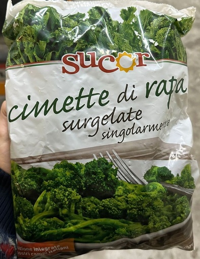 CIME DI RAPA SURGELATE IQF 750G PZ 8PZ CRT EUR