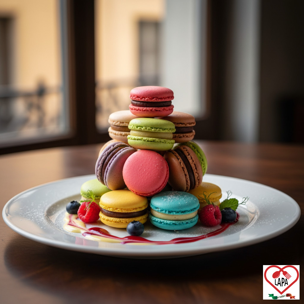 Macarons Artigianali Assortiti Dolci - Confezione 432 pezzi - Utilizzo 2