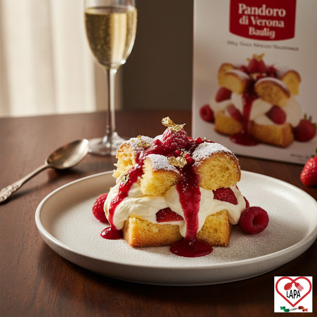 Pandoro di Verona Bauli 500g - Dolce Natalizio Tradizionale - Utilizzo 2