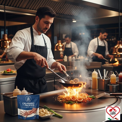 Calamaro del Pacifico U/5 PP Teppitak - Surgelato - Utilizzo 1