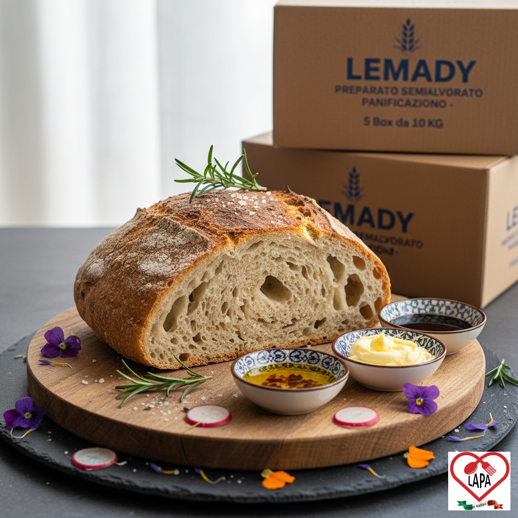 LEMADY Preparato Semilavorato Panificazione - 5 Box da 10 KG - Utilizzo 2