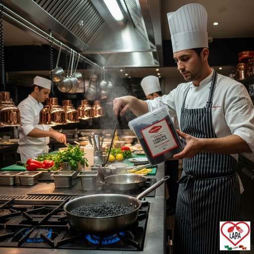 Colorante Alimentare in Polvere Cereal Carbone Vegetale Distillerie Ruffini 500g - Utilizzo 1