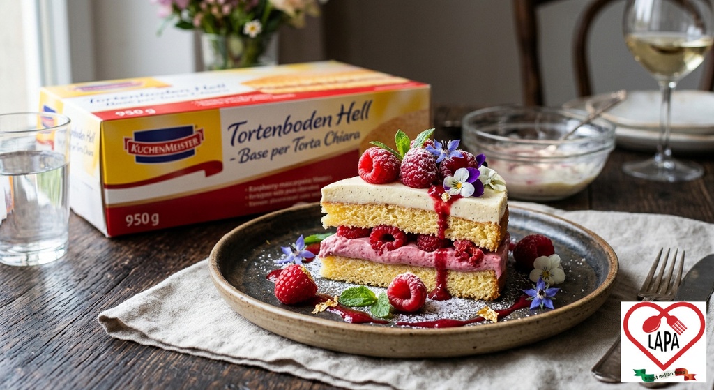 KuchenMeister Tortenboden Hell - Base per Torta Chiara 950g - Utilizzo 2
