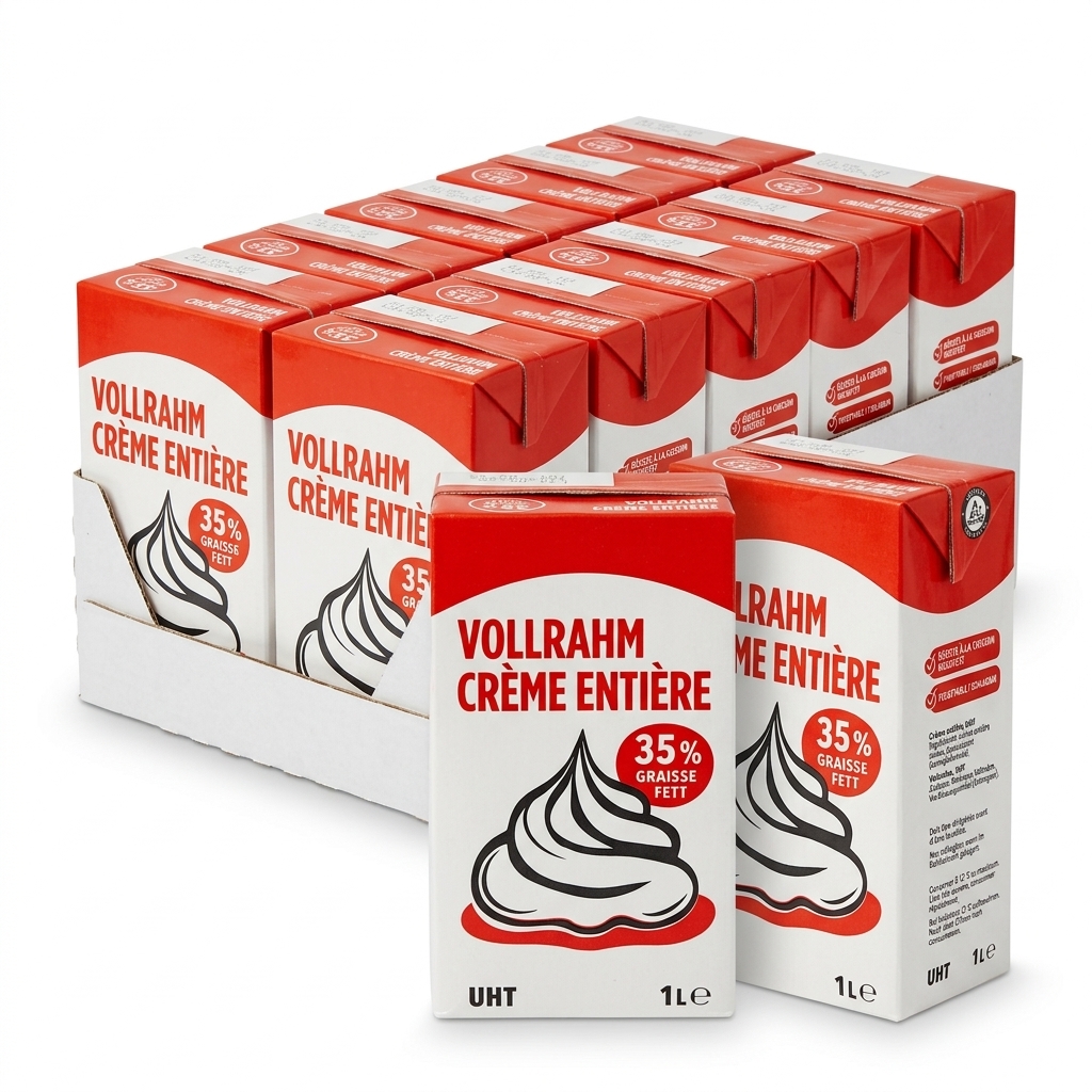 Vollrahm 35% UHT Karton 12×1 L