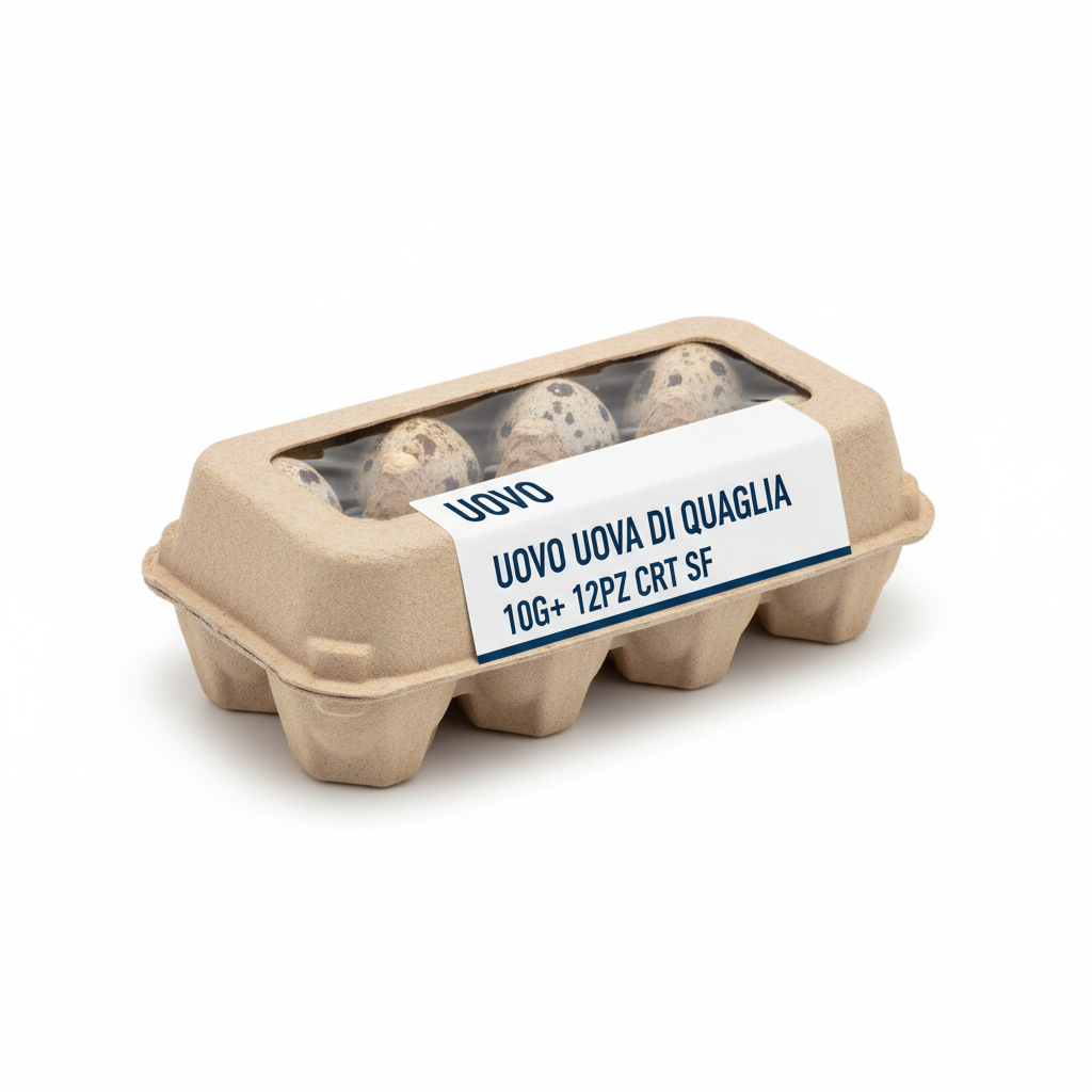 Uovo Uova Di Quaglia 10g+ 12pz krt Sf