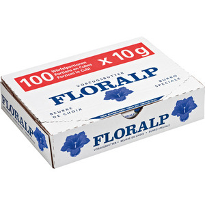 BURRO PORZIONI FLORALP 10G X 100PZ CRT AL