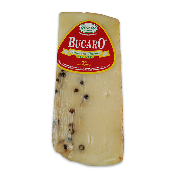 PECORINO BUCARO PEPATO GLORIA PZ 250G 8PZ CRT AUR