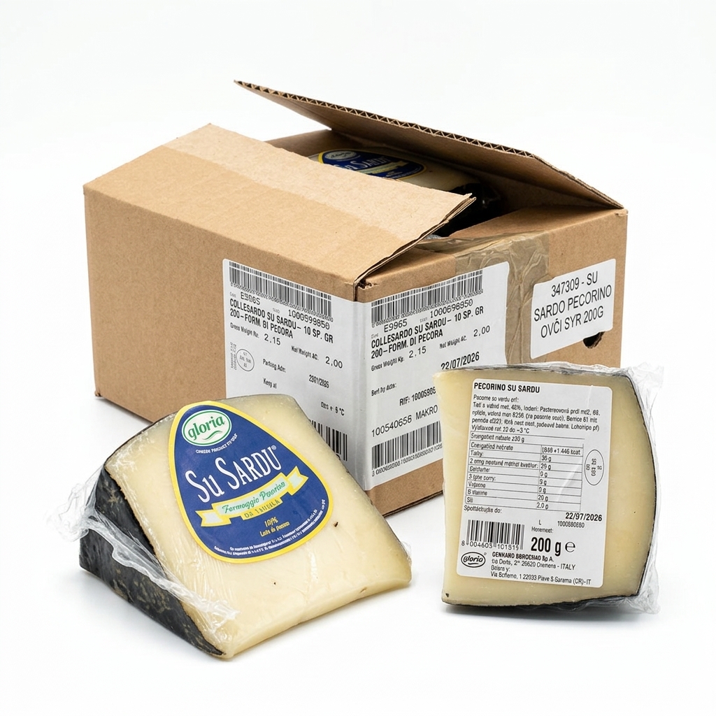 Pecorino Sardo "Su Sardu" 200 g (Cartone 10) — Collesardo