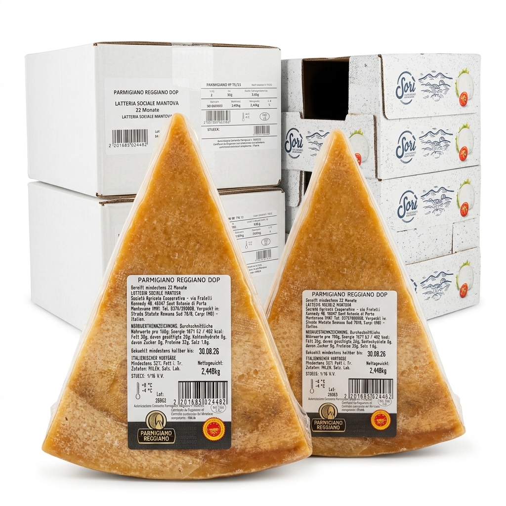 PARMIGIANO REGGIANO DOP ST SV GEREIFT MIN 22 MONATE PZ 2KG LSM