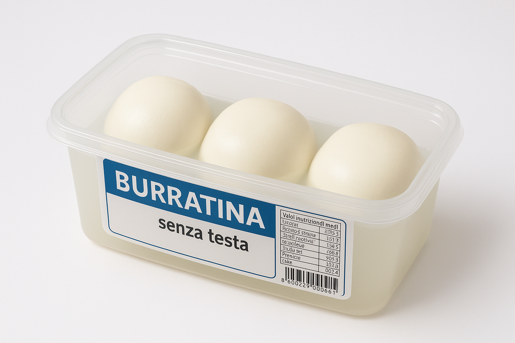 BURRATINA 3X50G VASCH SENZA TESTA 2.4KG CRT TAMB