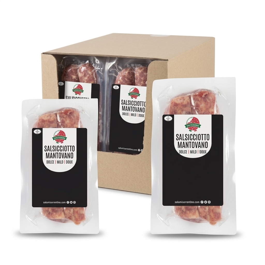 Salsicciotto Fresco Mantovano Pack 6 Dolce conf ca. 500g SORR