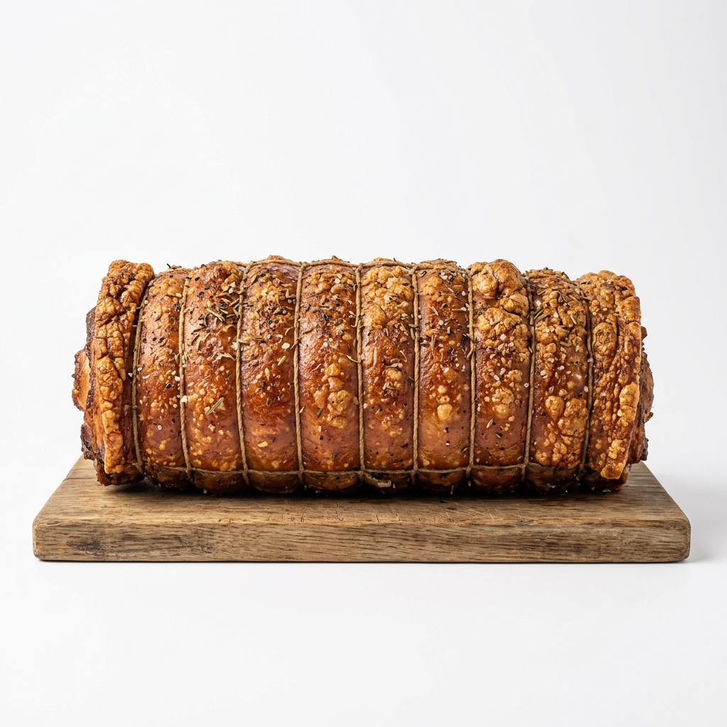 PORCHETTA SCHWEINEBRATEN OHNE KNOCHEN HANDGEBUNDEN CA 5KG SORR