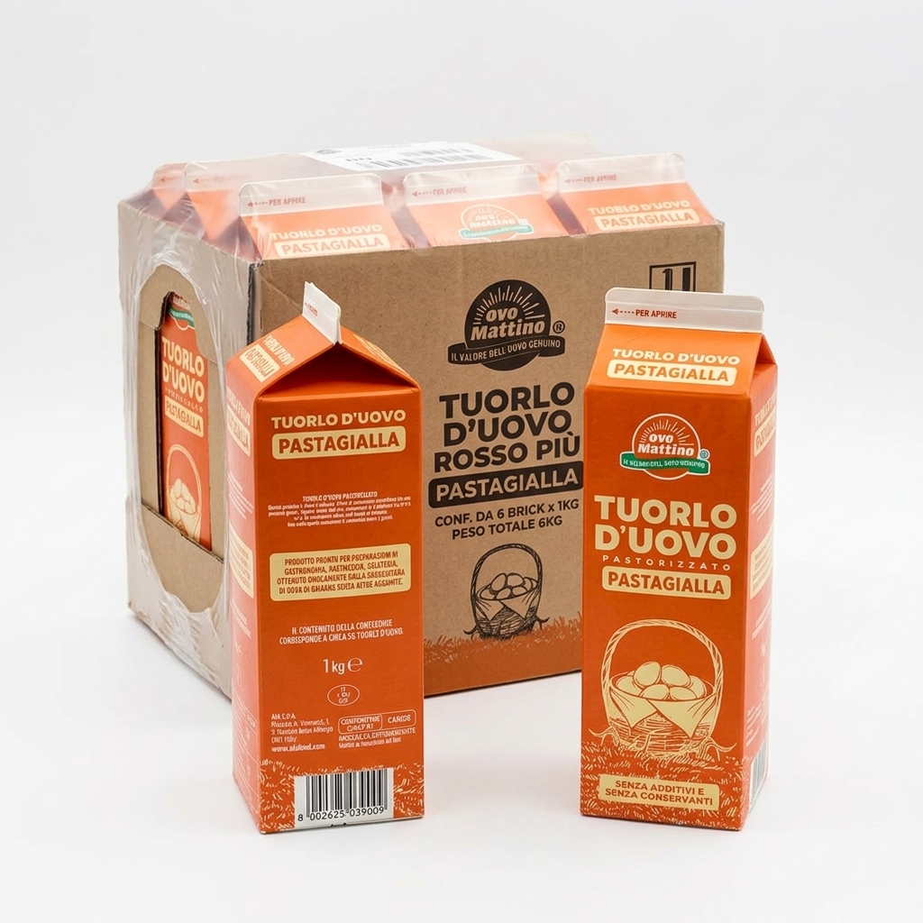 Jaune d'Œuf Liquide Pasteurisé 1 kg — Pastagialla